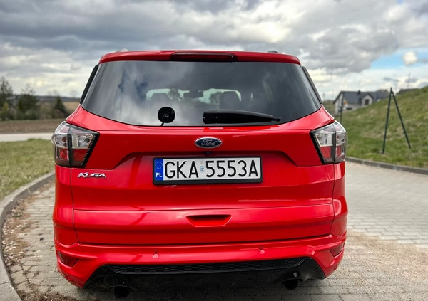 Ford Kuga cena 70002 przebieg: 167538, rok produkcji 2017 z Lębork małe 667